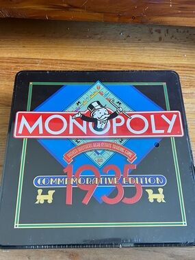 Monopoly 1935 Commemorative Edition Board Game - Black & Red